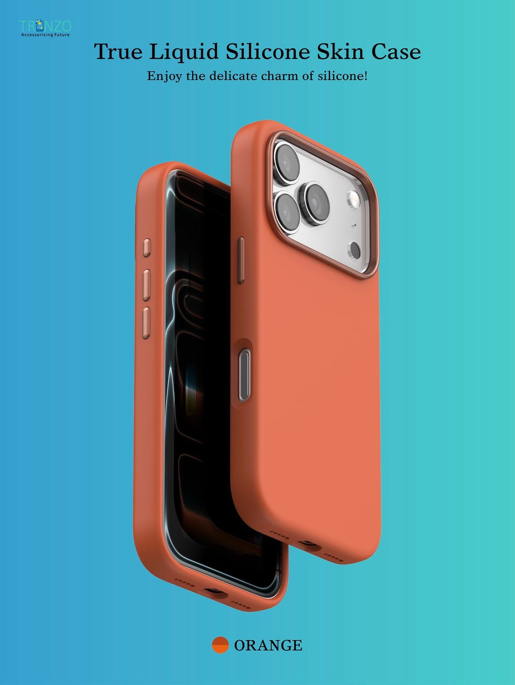 TRONZO Luxury Liquid Silicone Case for iPhone 17 Pro | Ultra-Reduced Skin-Like Feel & MagSafe Compatible