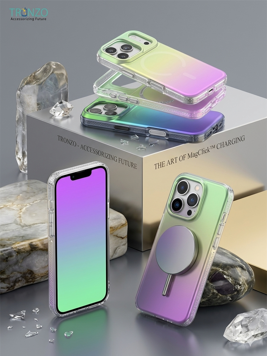 TRONZO Gradient Luxury Magnetic Case for iPhone - MagClick™ Seamless Charging