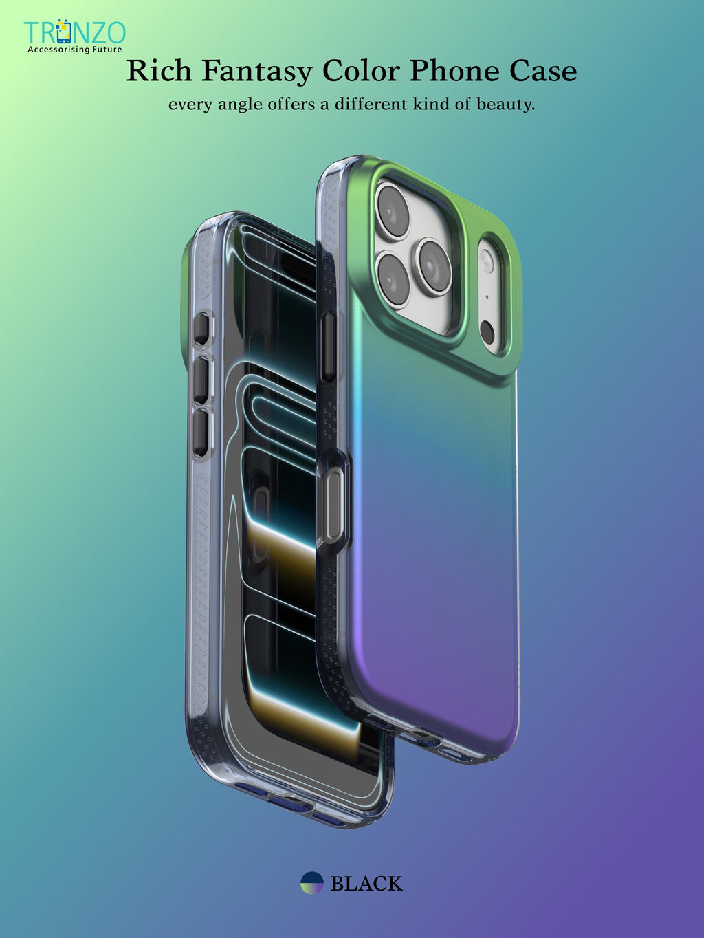 TRONZO Gradient Luxury Magnetic Case for iPhone - MagClick™ Seamless Charging