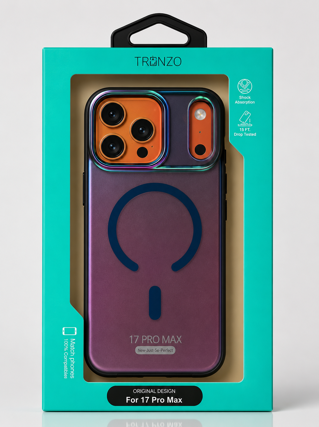 TRONZO Gradient Luxury Magnetic Case for iPhone - MagClick™ Seamless Charging