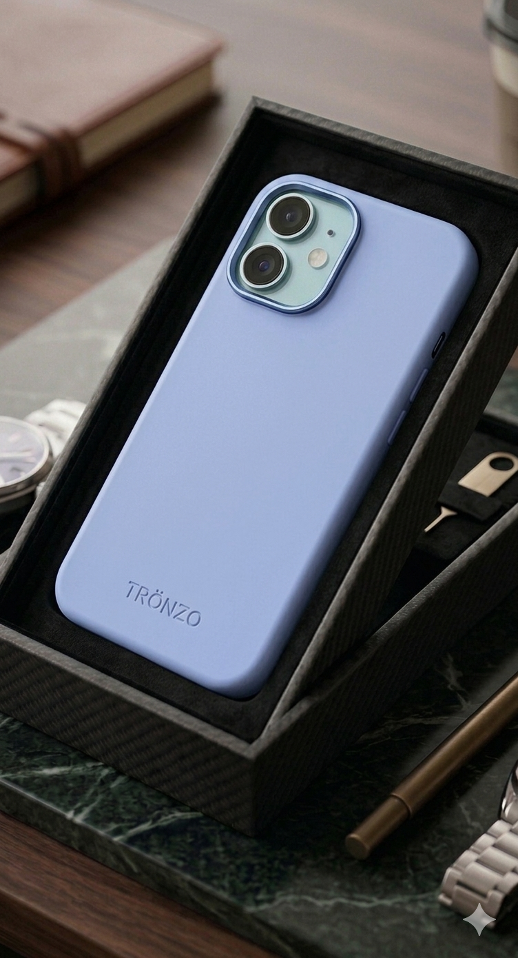 TRONZO Premium Liquid Silicone Case for iPhone 17 – Sleek Matte Finish, MagSafe Compatible & Drop Protection
