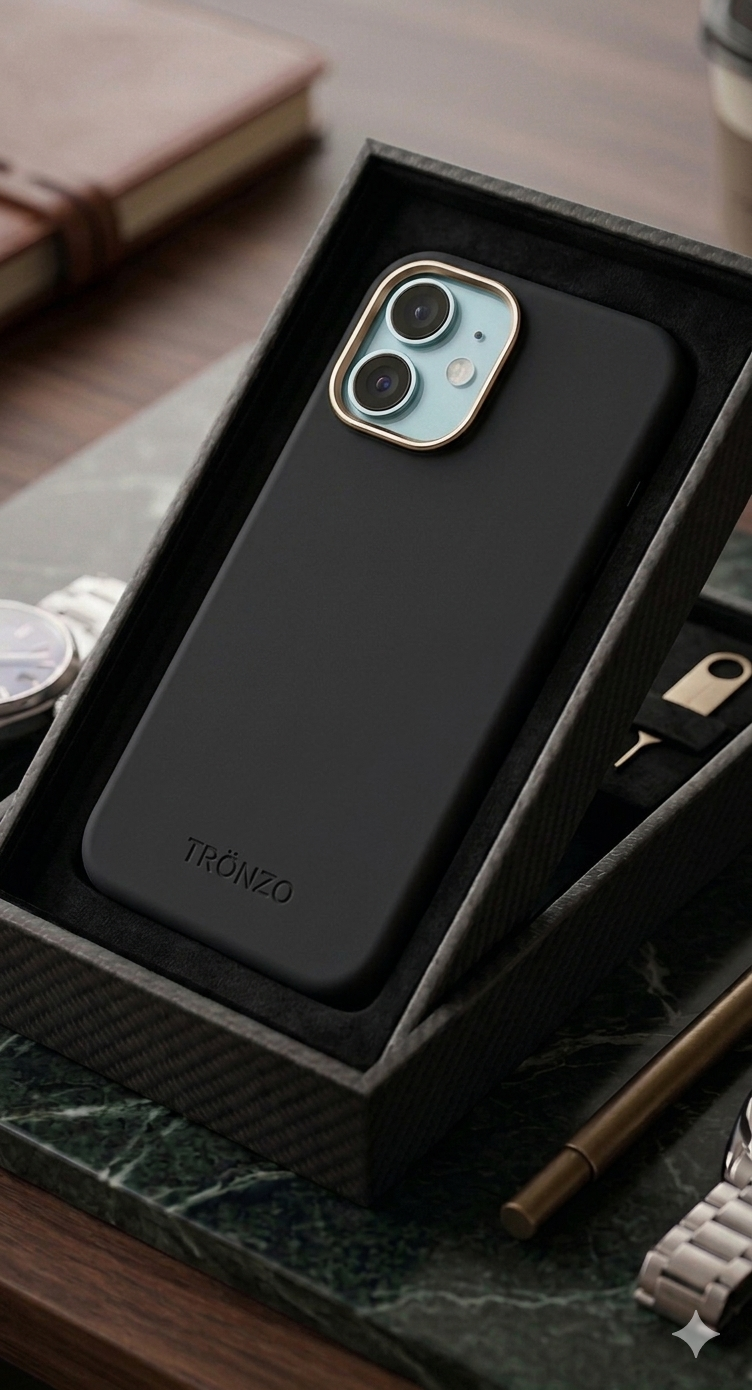 TRONZO Premium Liquid Silicone Case for iPhone 17 – Sleek Matte Finish, MagSafe Compatible & Drop Protection