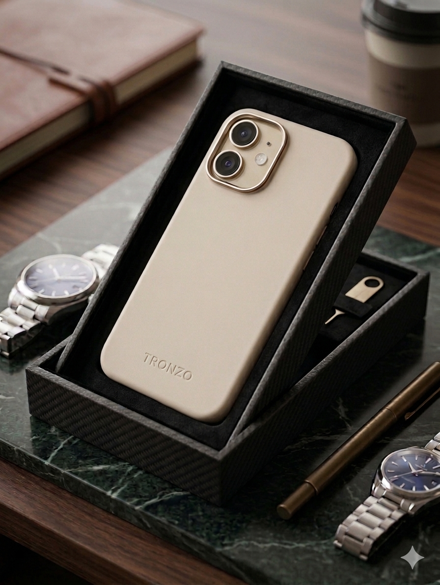 TRONZO Premium Liquid Silicone Case for iPhone 17 – Sleek Matte Finish, MagSafe Compatible & Drop Protection