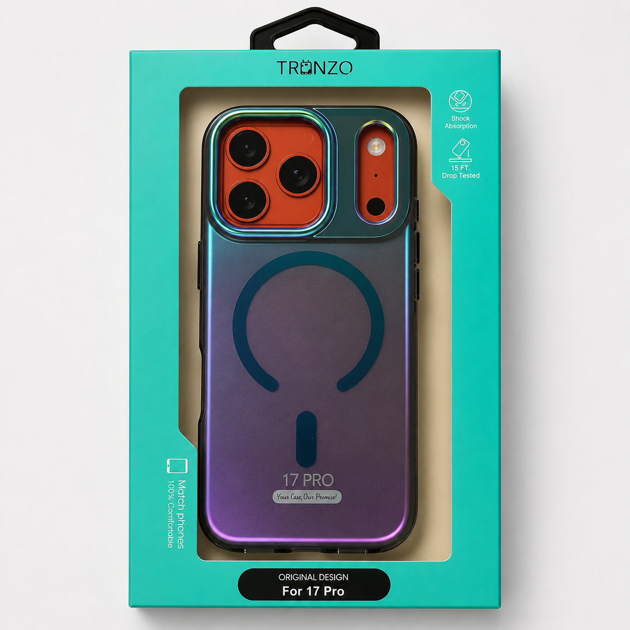 TRONZO Gradient Luxury Magnetic Case for iPhone - MagClick™ Seamless Charging